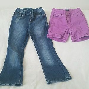 Levi' s jeans and shorts